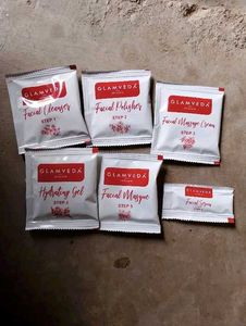 Glamveda Gold Facial Kit - 6 Step Rejuvenation