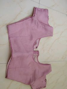 Elegant Pink Saree with blouse