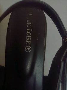 Marc Loire Black Slingback Heels