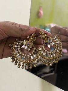 Golden Jhumka Earrings