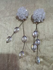 White Fancy Eirring