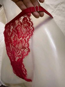 Red Lace Thong