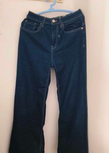 Wide Leg Dark Wash Jeans