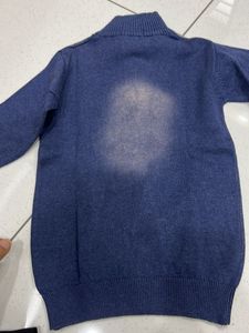 Boy&#39;s Blue Knit Sweatshirt