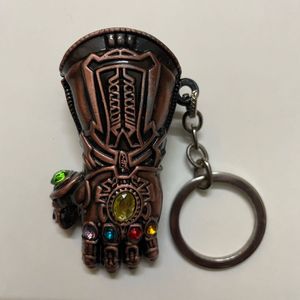 Combo of Keychain, UV Protection &amp; Golden Glasses