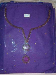 Purple Dress Material