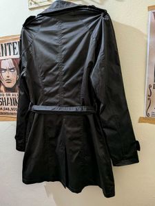 Classic Black trench coat -double breasted
