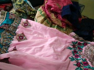 Pink Embroidered Anarkali Suit