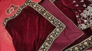 Red Embroidered Lehenga Choli