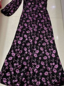 Elegant One-Shoulder Floral Dress