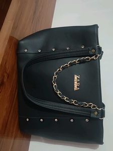 Zara Black Tote
