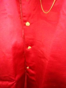 Red Embroidered Sherwani