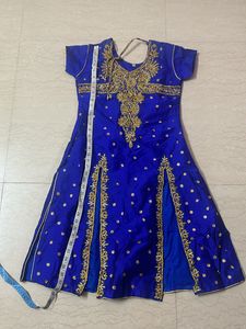 Royal Blue Indian Dress