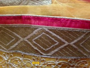 Elegant Yellow Embroidered Saree