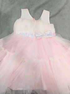 Cute Pink Tulle Party Dress