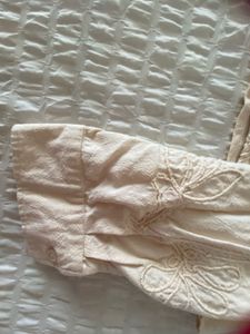 Embroidered Crop Top