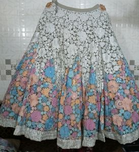 Floral Embroidered Lehenga Skirt