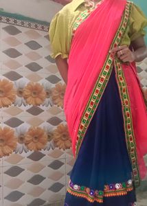 Ethnic Pink Saree