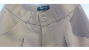 Beige colored cargo trouser