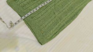 Green Knit Stretchy Sweater Dress Bust Till 42
