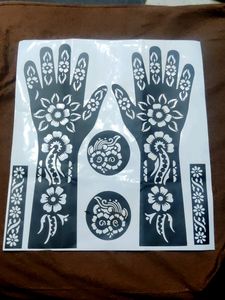 2 Set Of Stickers For Applying Mehndi