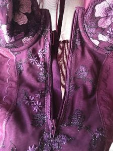 Floral Embroidered bustier