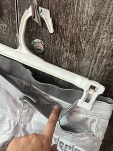 Denim Shorts Grey, Waist 28