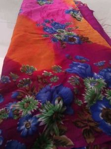 Floral Print Saree - new