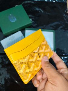 Goyard Card Holder &#34;Yellow&#34;