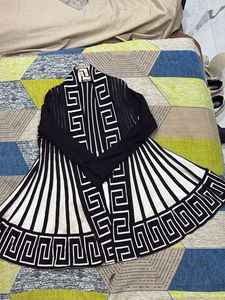 Stylish Black &amp; White Coat