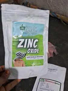 Zinc Oxide Powder, ROSEMARY Leaves And Shower Scrb