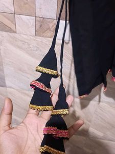 Black Sharara Set
