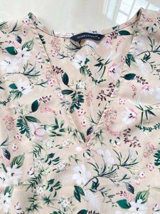Floral Print Mini Dress