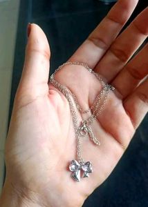 Bow Pendant Necklace