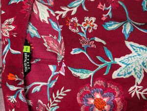 Maroon Floral Sundress