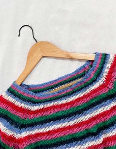 B2G2 🎁 Vintage Striped Knit Sweater D