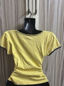 Yellow Graphic Tee