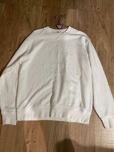 Alone In Paradise White Sweatshirt