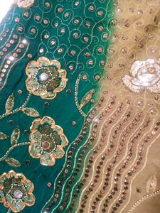 Elegant Embroidered Saree