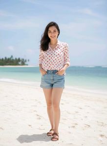 Shirt for party wear heart print