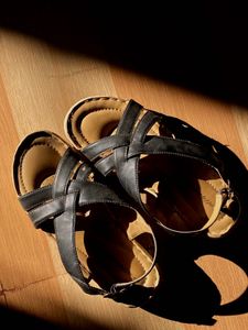 Leather Strappy Sandals