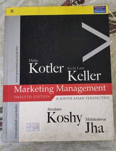 Marketing Management Book