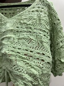 Crochet Knit Top