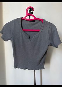 Ribbed Crop Top