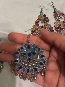 Colorful Statement Earrings