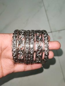 Silver Bangle Set
