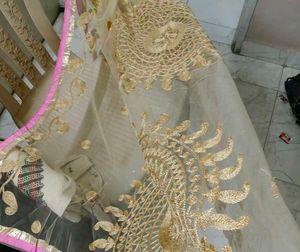 Gold Embroidered Dupatta