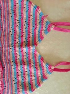 Forever 21 Pink Crochet Top