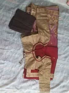 saree with blouse