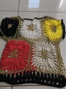 Colorful Crochet Top